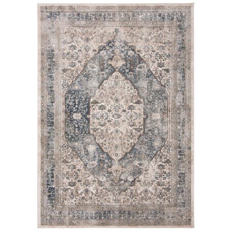 Safavieh 6 ft. 7 in. x 6 ft. 7 in. Oregon 800 Square Power Loomed RugBeige & Grey ORE896B-7SQ